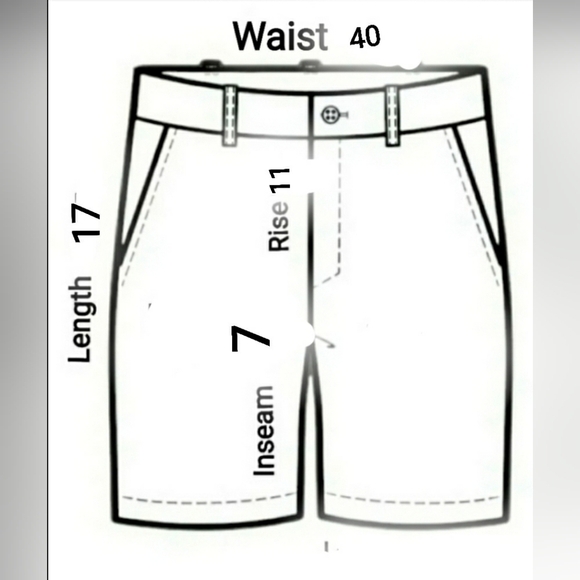 Mint Green 40 Classic Chino Men Flat Front Golf Pickleball Vacation New - Picture 2 of 7